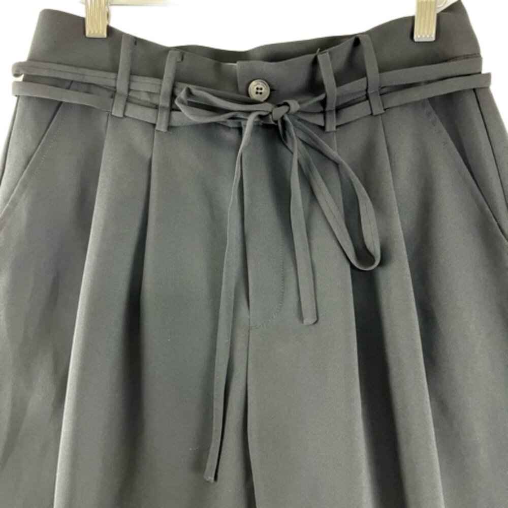 Gentle Heard Dress Pants Womens Size L Wool-Blend Wide-Straight-Leg